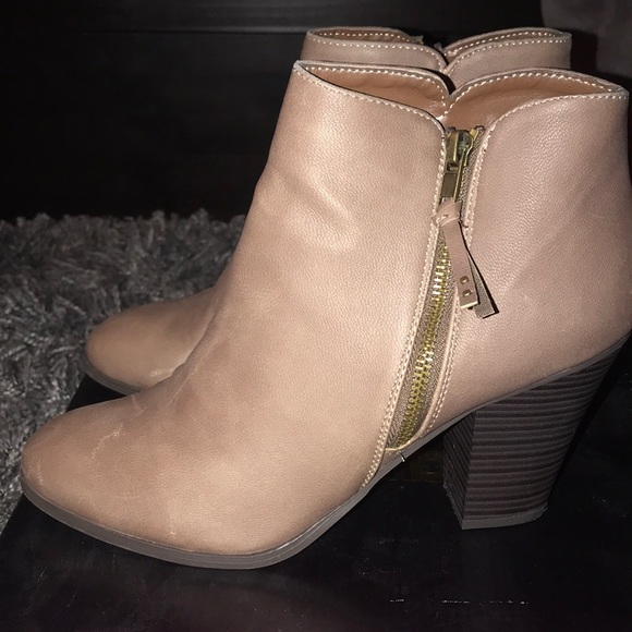 Taupe Booties - Picture 4 of 6
